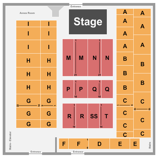 Pacific Steel & Recycling Four Seasons Arena Seating Chart: Endstage 2