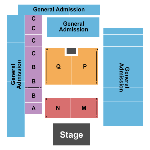 Pacific Steel & Recycling Four Seasons Arena Seating Chart: Endstage GA 3