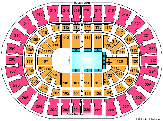Palace Of Auburn Hills Seating Chart