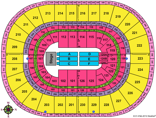 Palace Of Auburn Hills Seating Chart
