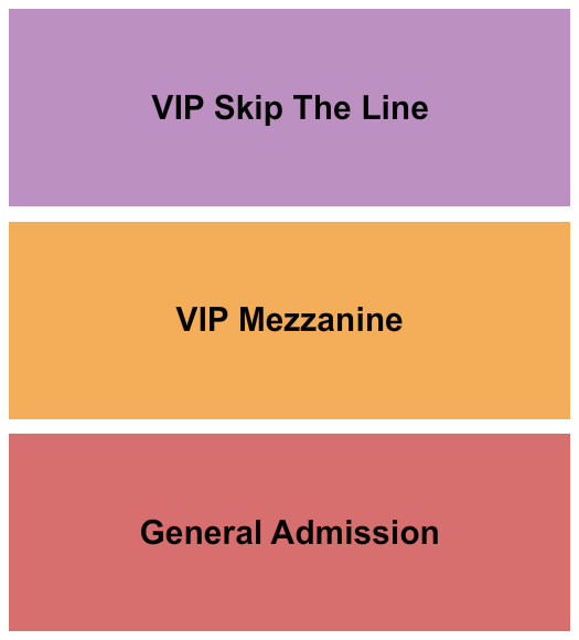 Palace Theatre - Calgary Seating Chart: GA/VIP Mezz/VIP Skip