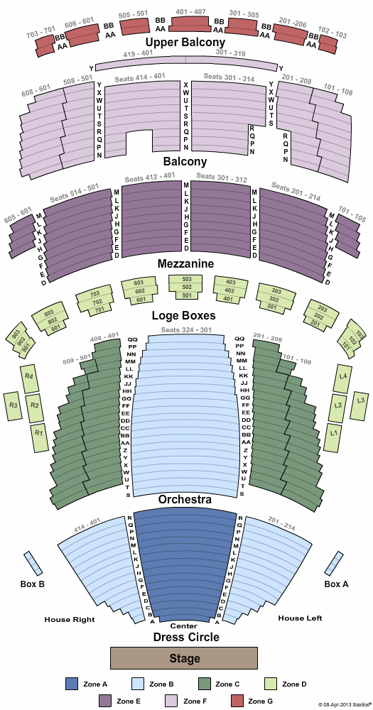 Connor Palace Cleveland Seating Chart