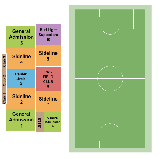Paladin Stadium Seating Chart: Soccer