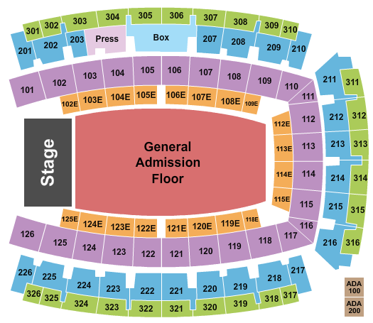 Palau Sant Jordi Seating Chart: Rufus Du Sol