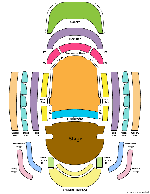 The Palladium Seating Chart