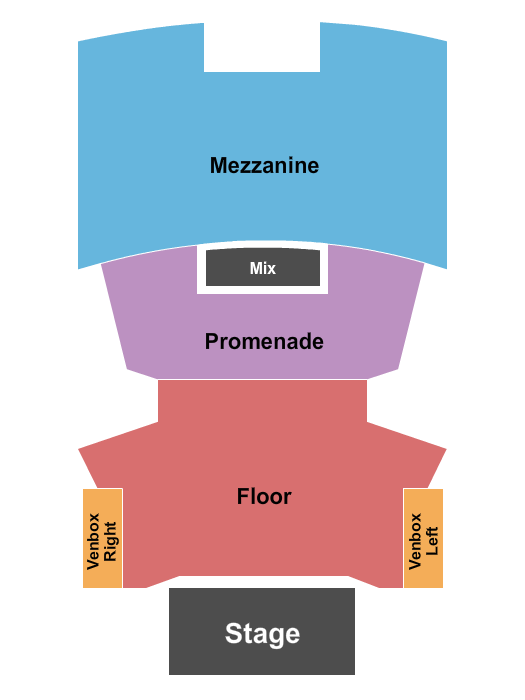 Palladium Times Square Seating Chart: Endstage RSV Floor w/ VENBOX