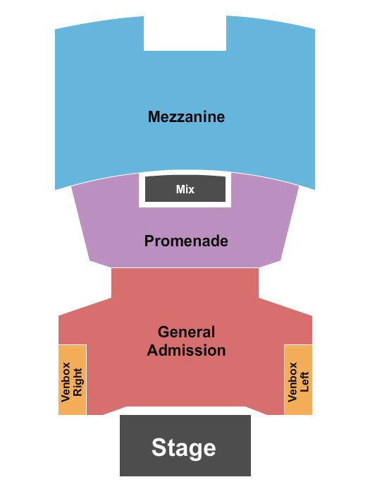 Palladium Times Square Seating Chart: GA Floor/Rsvd Mezz & Prom