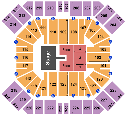 Pan American Center Seating Chart: Jon Pardi