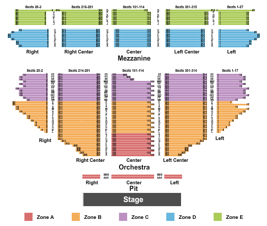 Pantages Theatre - CA Map
