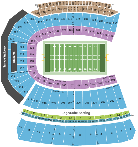 Seating Chart For Papa John S Cardinal Stadium