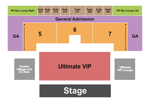 Paradise Coast Sports Complex Seating Chart: Country Jam