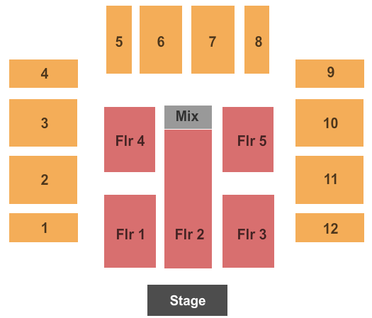 Paragon Casino Resort Seating Chart