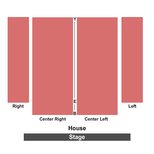 Paramount Center For The Performing Arts Seating Chart: End Stage