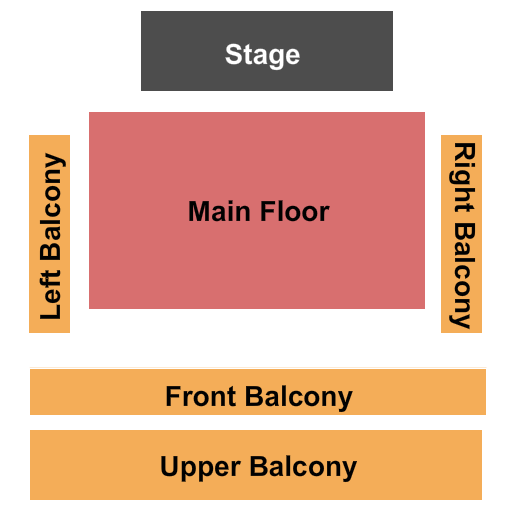 Paramount Center for the Arts - MN Seating Chart: End Stage