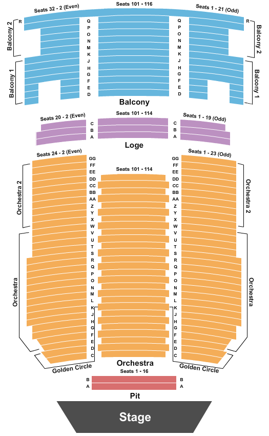 Paramount Theatre at Asbury Park Convention Hall Map