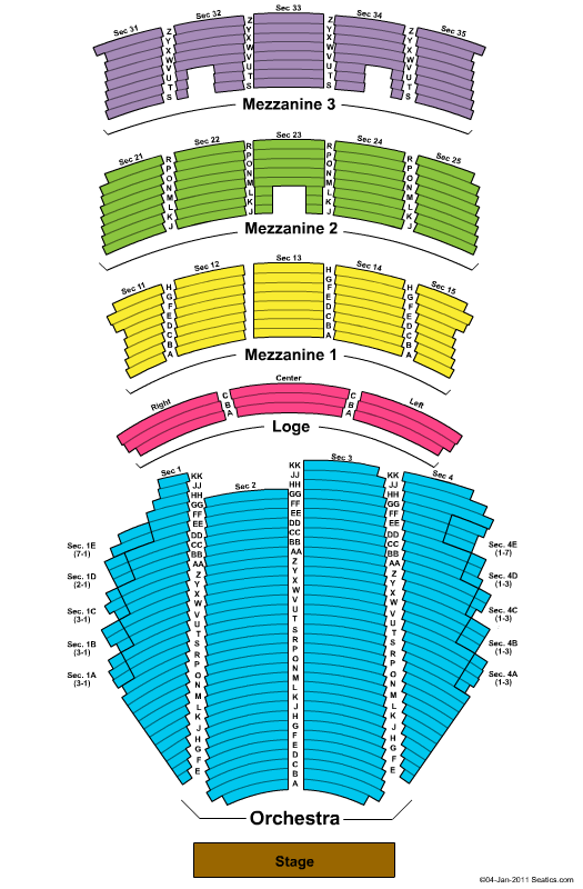 Paramount Theater Aurora Seating Chart