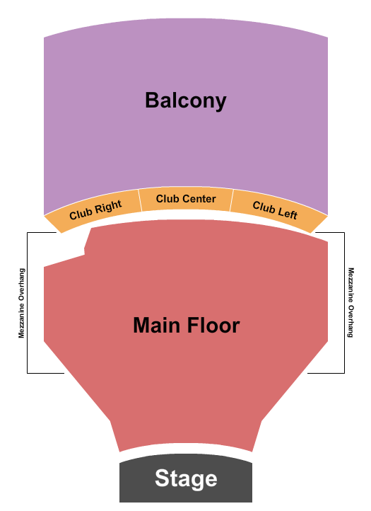 Paramount Theatre - Seattle Seating Chart: Endstage GA Floor GA Balcony 2