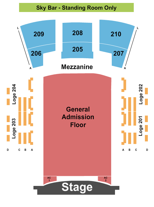 Paramount Theatre - Huntington Seating Chart: Gavin DeGraw