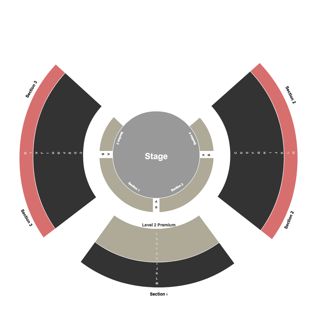 Battlefield Mall Seating Chart: Paranormal Cirque - Static