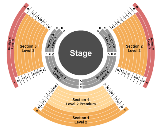 Clinton Premium Outlets Seating Chart: Paranormal Cirque - Static