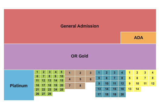 Parc Jean-Drapeau Seating Chart: Festival 2