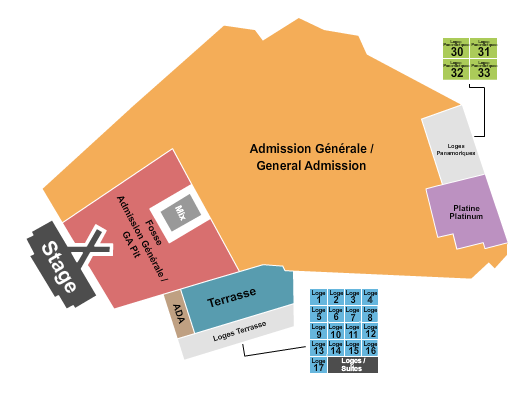 Parc Jean-Drapeau Seating Chart: Luke Combs