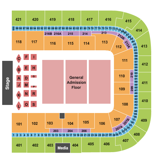 Paris La Defense Arena Seating Chart: Paul McCartney