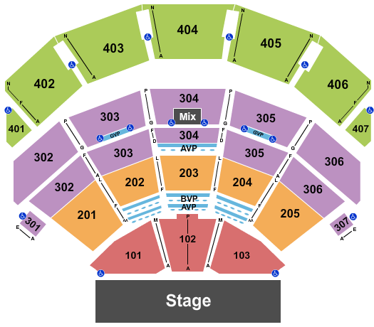 Mgm Grand Concert Venue Seating Chart