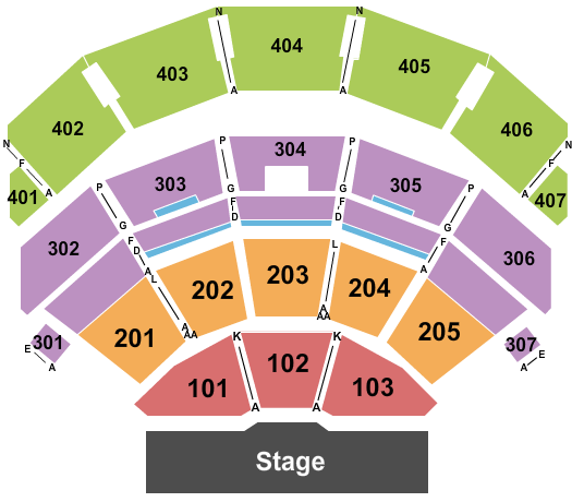 Ilani Concert Venue Seating Chart