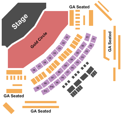 Park West Seating Chart: Endstage GC