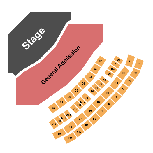 Park West Seating Chart: GA/Tables