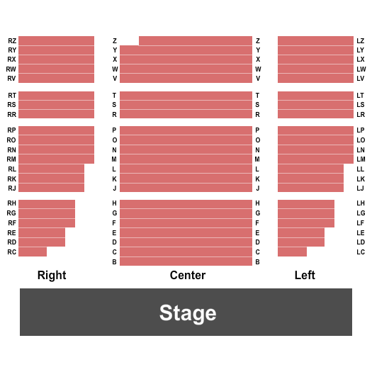 Parkrose High School Seating Chart: Endstage