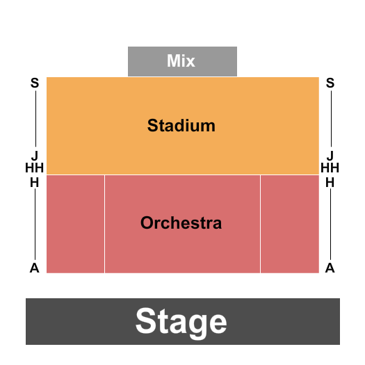 Parsons Theatre - Northglenn Seating Chart: Endstage