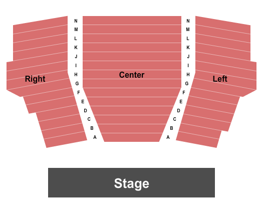 Pascal Center for Performing Arts Seating Chart: Endstage