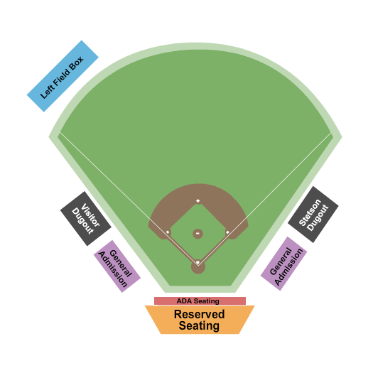 Patricia Wilson Field At Stetson University Seating Chart: Softball