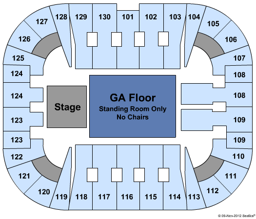 Patriot Center Seating Chart