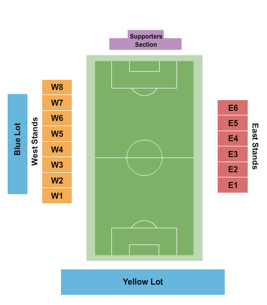 Patriots Point Soccer Complex Seating Chart: Soccer