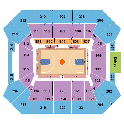 Paul & Alejandra Foster Pavilion Seating Chart: The Harlem Globetrotters