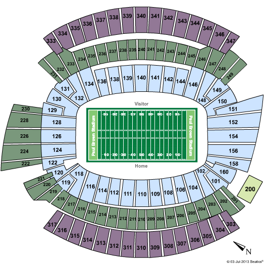 Paul Brown Stadium Virtual Seating Chart