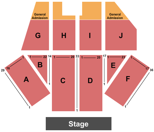 Paul Paul Theater at Fresno Fairgrounds Seating Chart