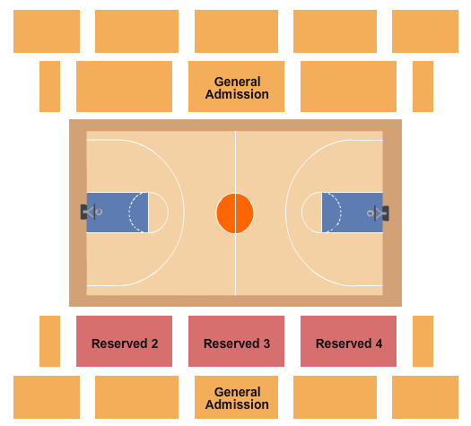 Paul Porter Arena Seating Chart: Basketball