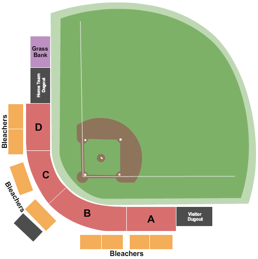 Paul Thomas Sr. Field Seating Chart: Baseball