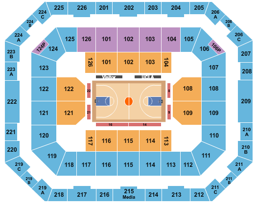 Pauley Pavilion - UCLA Seating Chart: Womens Basketball