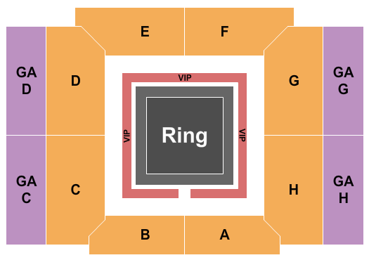 Pavilion Theater at Tropicana Laughlin Seating Chart: MMA