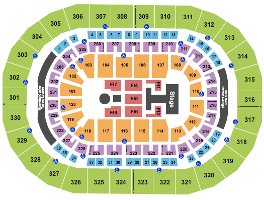 Paycom Center Seating Chart: Disney Descendants