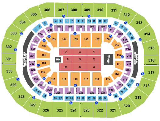 Paycom Center Seating Chart: Tom Segura