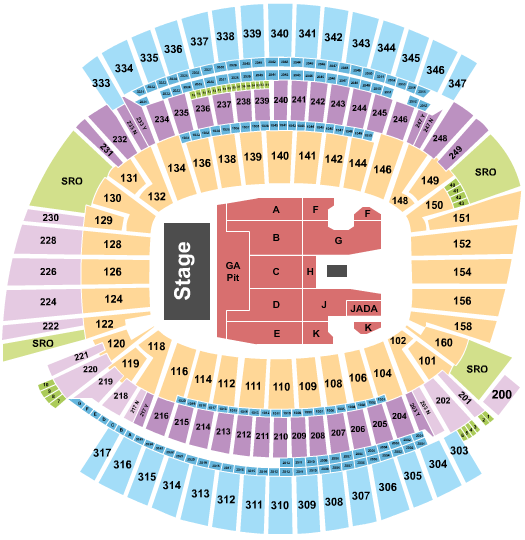 Paycor Stadium Seating Chart: Chris Stapleton