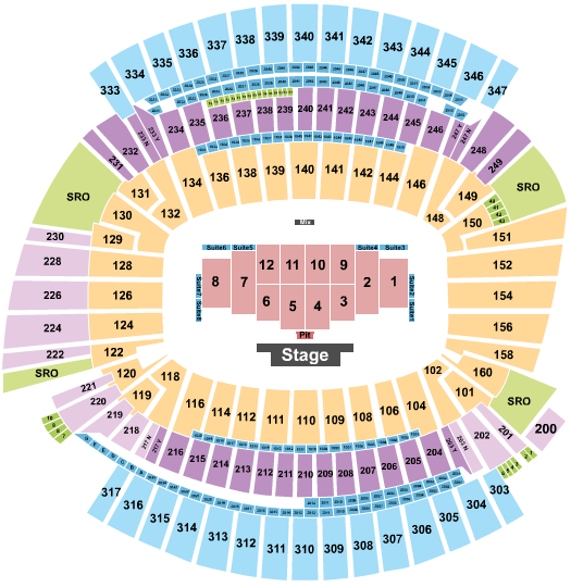 Paycor Stadium Seating Chart: Festival