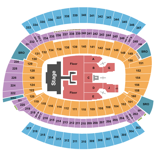Paycor Stadium Seating Chart: Luke Combs