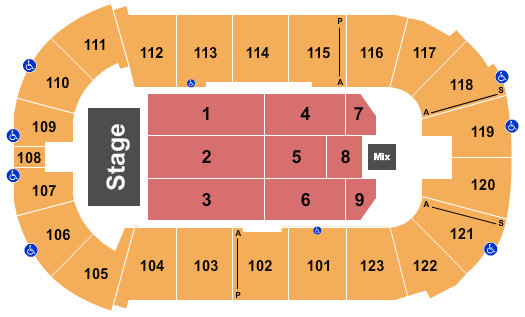 Payne Arena Seating Chart: Comedy